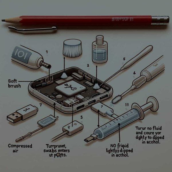 Quelles sont les étapes pour bien nettoyer les ports USB et de chargement de votre téléphone ?